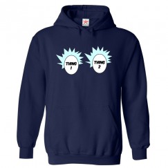 Thing 1 Thing 2 Unisex Vintage Kids and Adults Pullover Hoodie									 									 									